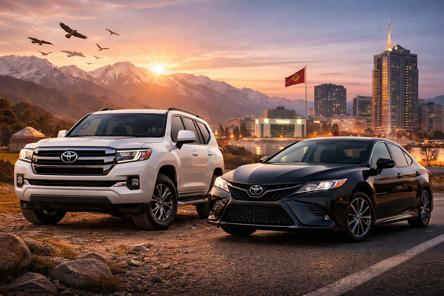 Как выбрать авто для аренды в Бишкеке: внедорожник или седан.