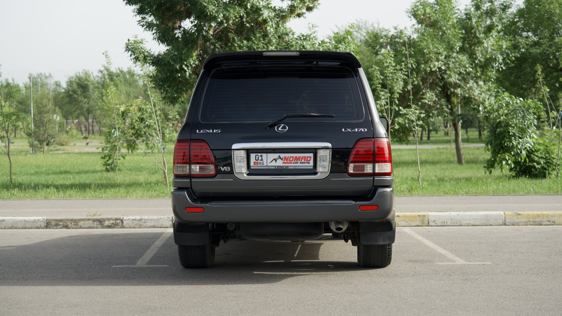 Lexus LX 470 off-road capability in Kyrgyzstan