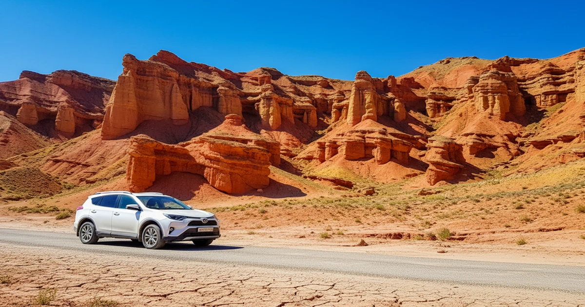 Аренда кроссовера для поездки в Каньон Сказка