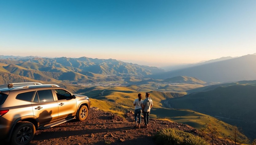 Поездка из Бишкека на один день: панорамный вид на горную долину.